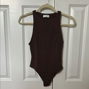 Aritzia Babaton Bodysuit - Chocolate Brown
